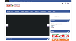 Desktop Screenshot of ismatimes.com